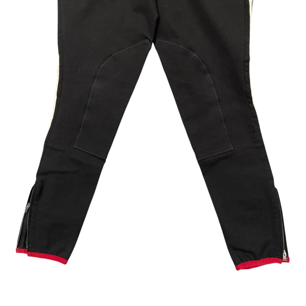 Gucci Pants Zip Side Line 44 Logo Black White Red Green — view 4