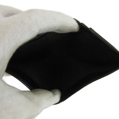 Prada Compact Wallet Bifold Clasp Leather Logo — view 7