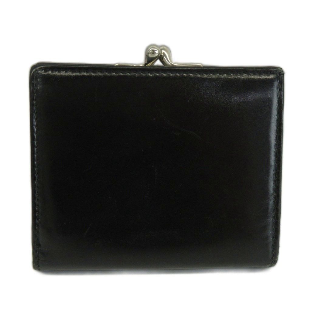 Prada Compact Wallet Bifold Clasp Leather Logo — view 2