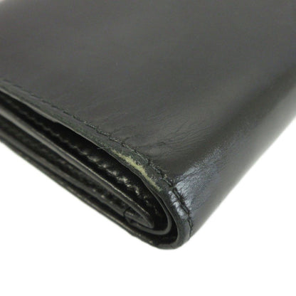 Prada Compact Wallet Bifold Clasp Leather Logo — view 9