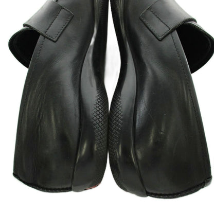 Prada Sport Business Shoes Monk Strap Leather 8 Black — view 8