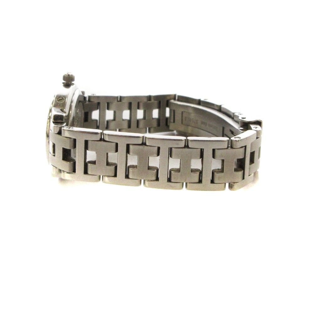 Hermes Clipper Watch Quartz Analog 3 Hand Beige Silver Color Cl4 — view 4