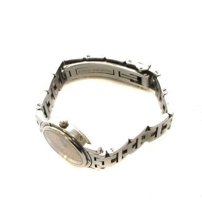 Hermes Clipper Watch Quartz Analog 3 Hand Beige Silver Color Cl4 — view 3