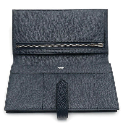 Hermes Bearn Souffle Wallet Dark Navy — view 7