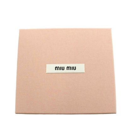 Miu Miu Miu Wallet Bifold Coin Purse Dot Studs Leather Pink — view 9