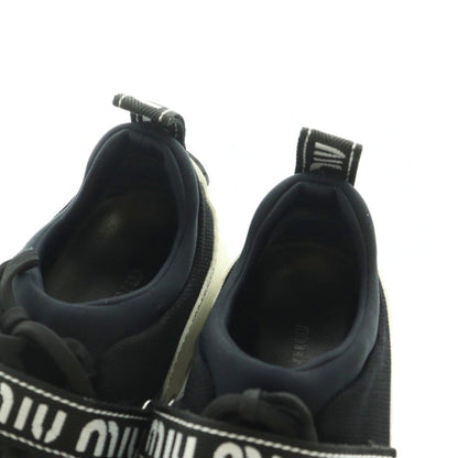 Miu Miu Miu Maglia Maria Sneakers Shoes 37.5 Black 613 — view 4