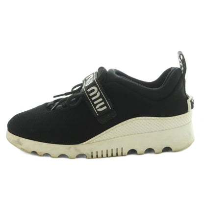 Miu Miu Miu Maglia Maria Sneakers Shoes 37.5 Black 613