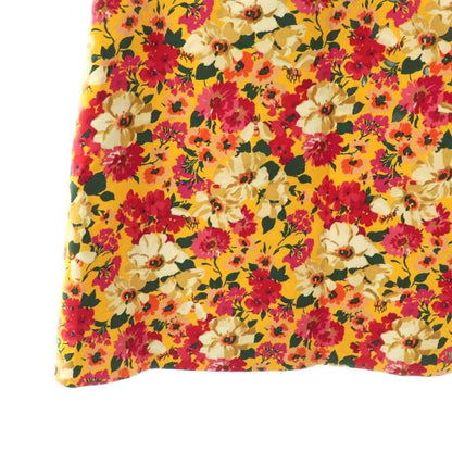 Gucci Skirt Bee Floral Knee Length 36 Yellow SY — view 4
