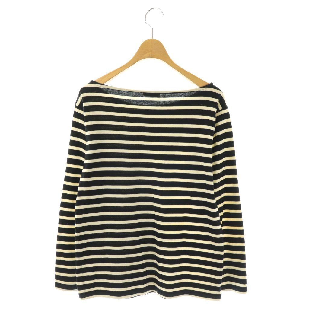 Saint Laurent Paris Byedis Liman Border Top Pullover Xs Black Ivory Df Sweater — view 2