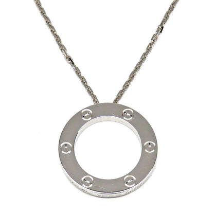 Cartier Love Pendant Necklace 750 White Gold