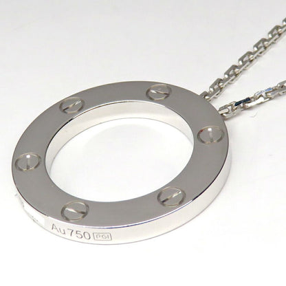 Cartier Love Pendant Necklace 750 White Gold — view 3