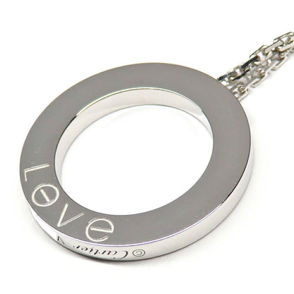 Cartier Love Pendant Necklace 750 White Gold — view 4