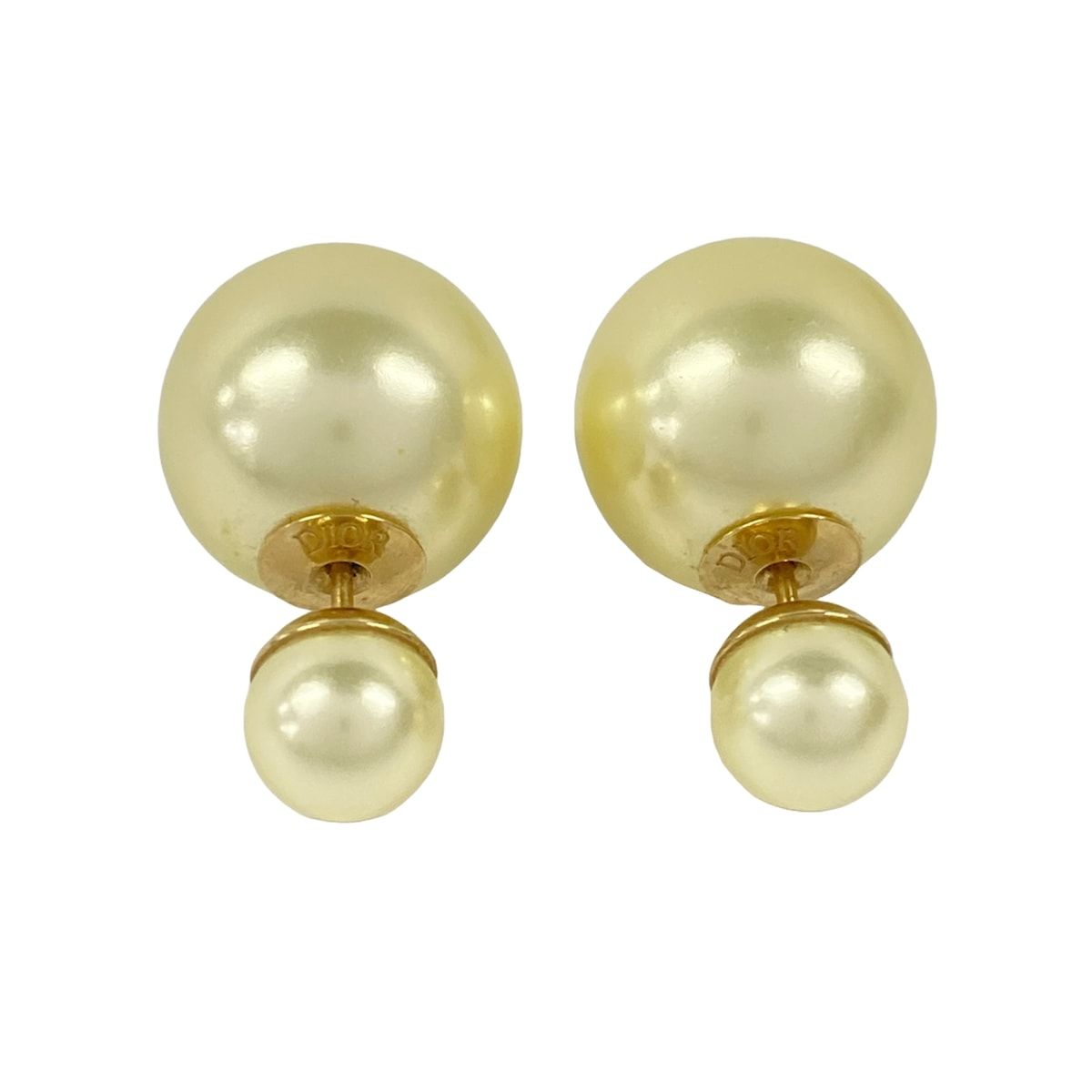 Dior Earrings Tribal Ivory Gold — view 2