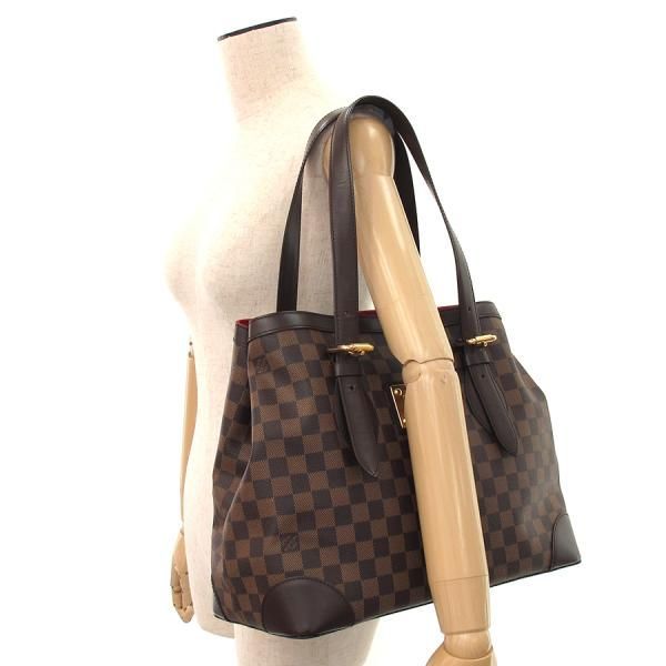 Louis Vuitton Damier Hampstead MM Tote — view 9