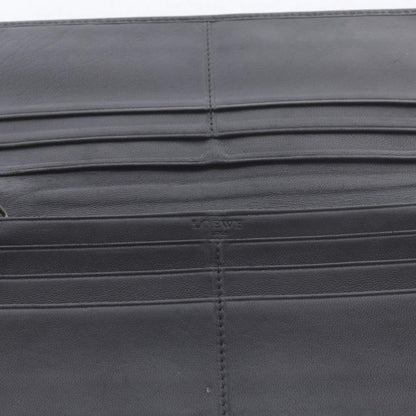 Loewe Bifold Wallet with Coin Purse Leather Logo Black — view 6