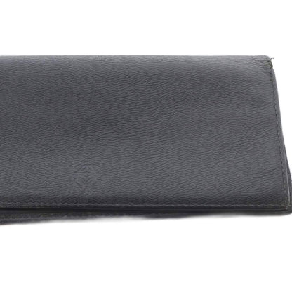 Loewe Bifold Wallet with Coin Purse Leather Logo Black — view 3