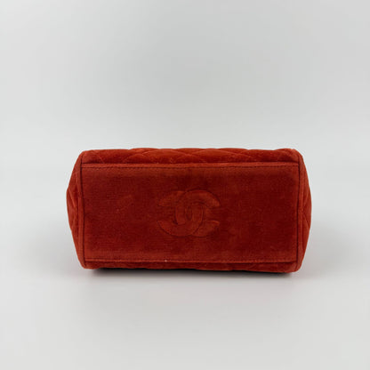 Chanel CC Logo Quilted Chang en Shoulder Bag Red 4 Vinte Ji Su Hboc — view 6