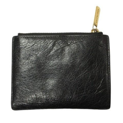 Balenciaga Compact Wallet Mini Monaco Black Leather — view 2