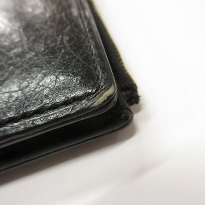 Balenciaga Compact Wallet Mini Monaco Black Leather — view 7