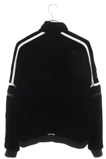 Chrome Hearts Velvet Tracksuit Jacket Logo Embroidered Velour Track Zip — view 2