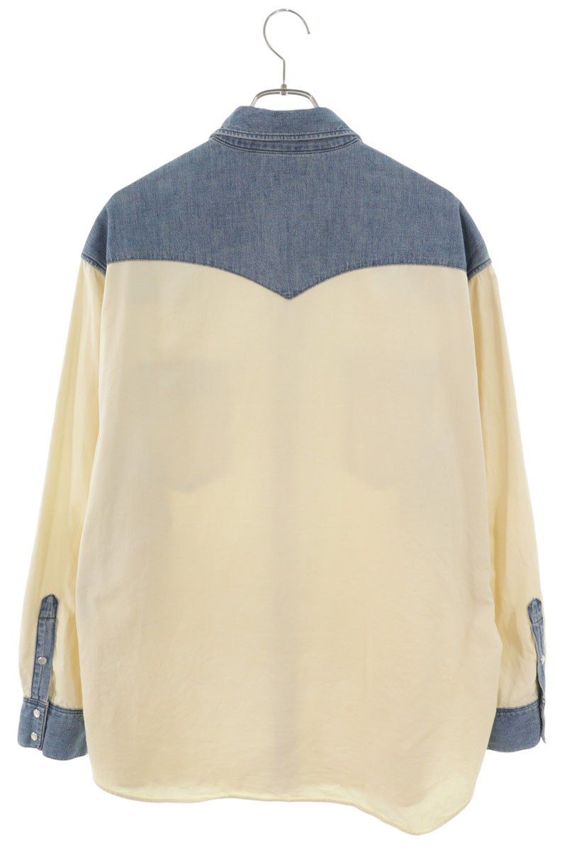 Celine Denim Switchable Oversize Western Long Sleeve Shirt XL — view 2