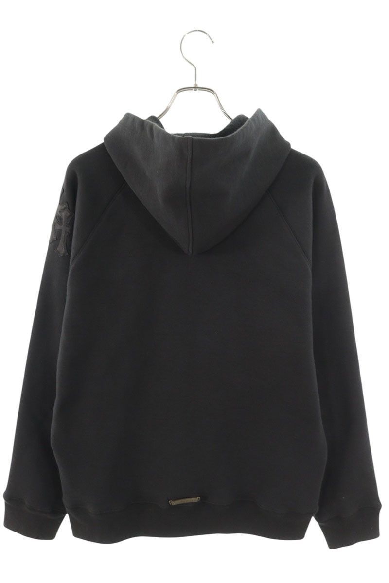 Chrome Hearts Not Paper Jam Pullover with Cross Patch Hoodie — view 2