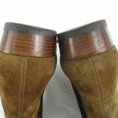 Saint Laurent Paris 41 Wyatt Suede Chelsea Boots Side Gore Leather Camel — view 6