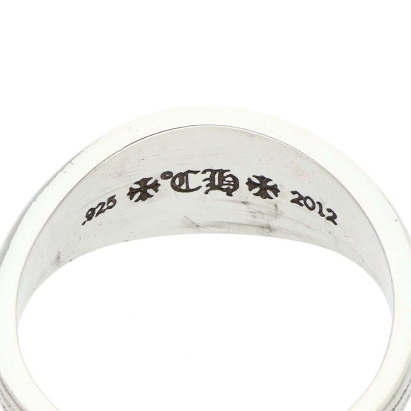Chrome Hearts CH Crest Mini CH Cles Mini Silver Ring — view 3