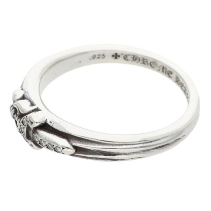 Chrome Hearts Baby Clsc P D Classic Dagger Pave Diamond Silver Ring — view 5
