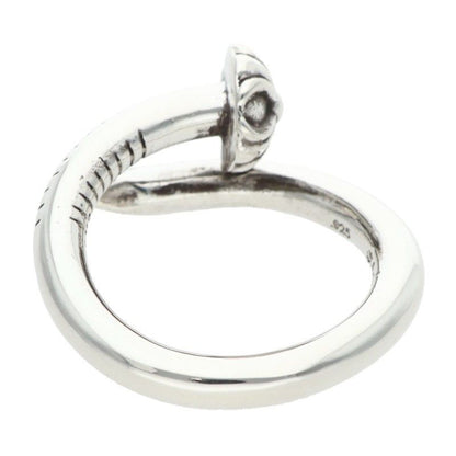 Chrome Hearts Nail Crsball Cross Ball Silver Ring — view 2