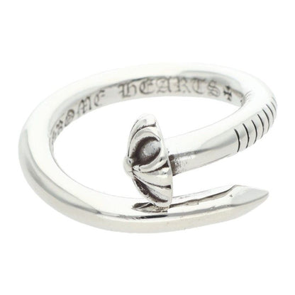 Chrome Hearts Nail Crsball Cross Ball Silver Ring