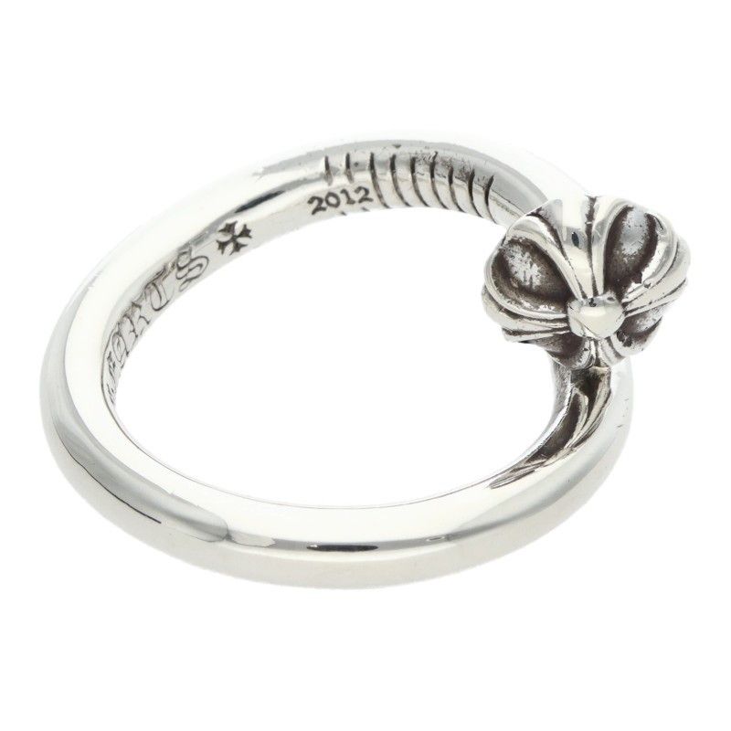 Chrome Hearts Nail Crsball Cross Ball Silver Ring — view 5