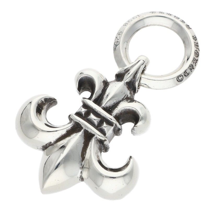 Chrome Hearts BS Fluer BS Pendant Silver Necklace — view 2