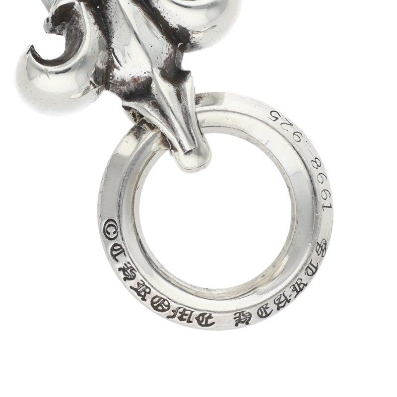 Chrome Hearts BS Fluer BS Pendant Silver Necklace — view 3