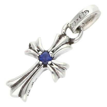 Chrome Hearts Crs Baby Fat Sap Fat 1 Saffiano Charm Silver Necklace Top