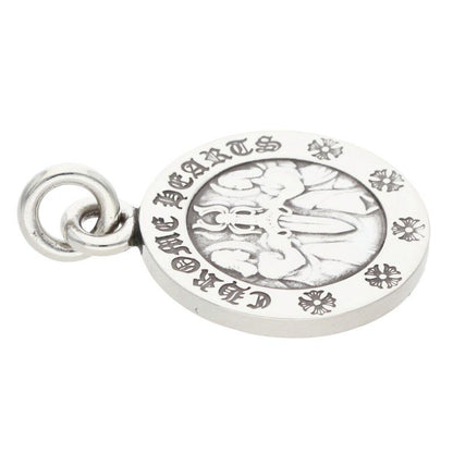 Chrome Hearts Chrm Angl Mdl Angel Medal Charm V2 Silver Necklace Top — view 4