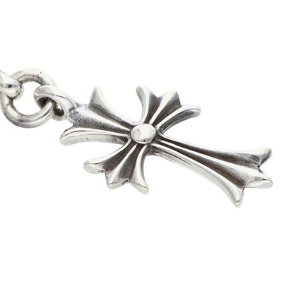 Chrome Hearts Tny CH Crs 1 Ball Tiny CH Cross Charm Silver Necklace Top — view 5