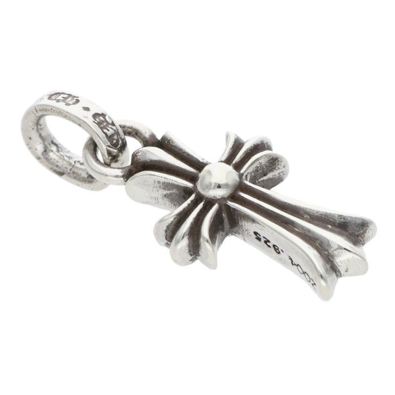 Chrome Hearts Crs Baby Fat Charm Silver Necklace Top — view 5