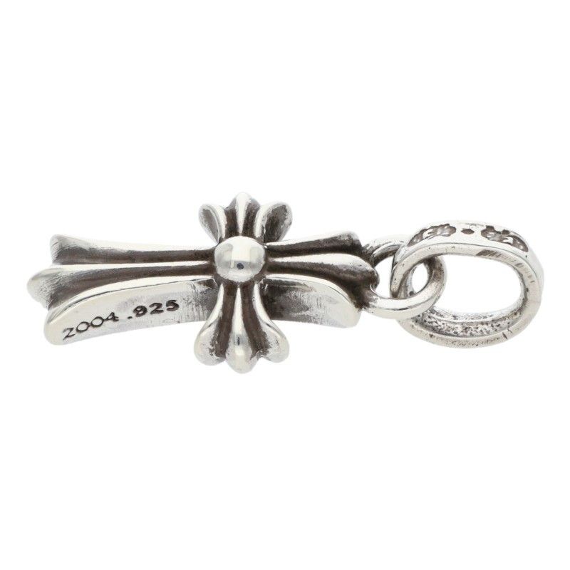 Chrome Hearts Crs Baby Fat Charm Silver Necklace Top — view 4