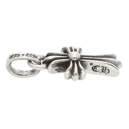 Chrome Hearts Crs Baby Fat Charm Silver Necklace Top — view 3