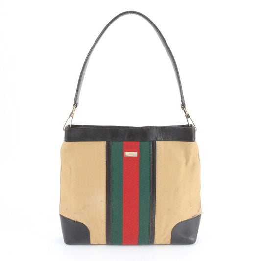 Gucci Sherry Line 001 Leather Shoulder Bag Tote Hand Rne