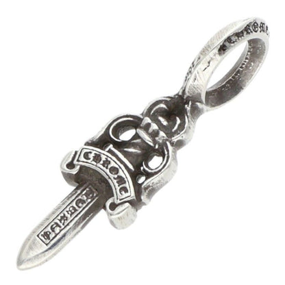 Chrome Hearts Stack Dagger V2 Charm Silver Necklace Top