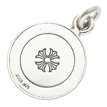 Chrome Hearts Chrm Angl Mdl Angel Medal Charm V2 Silver Necklace Top — view 2