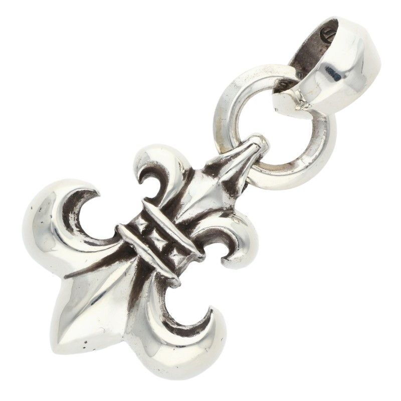 Chrome Hearts BS Fluer Bale BS Pendant Silver Necklace