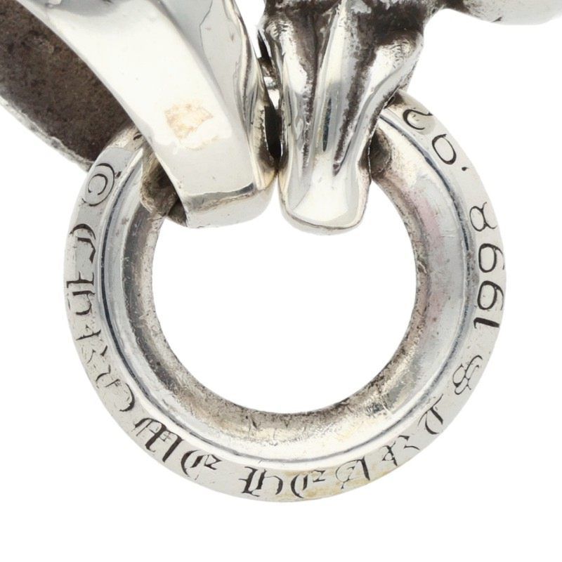 Chrome Hearts BS Fluer Bale BS Pendant Silver Necklace — view 4