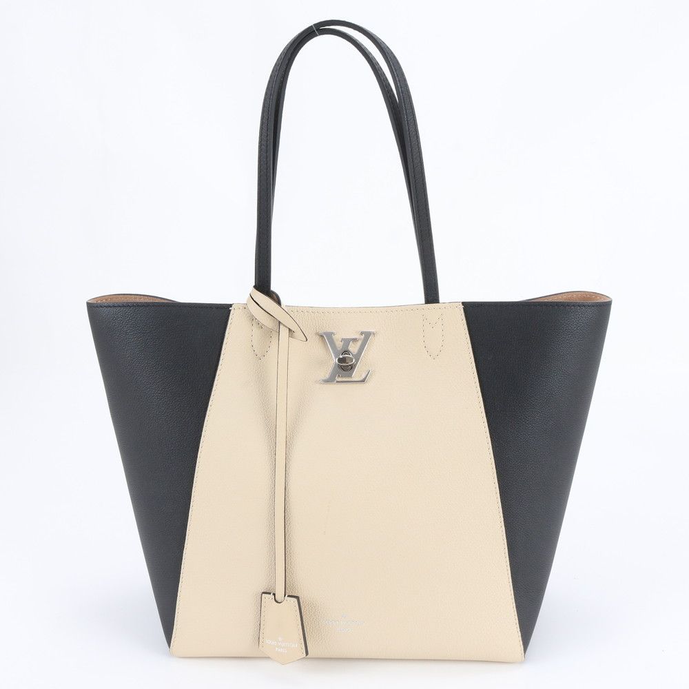 Louis Vuitton Lockme Cover PM Leather Tote Shoulder Hand Eme