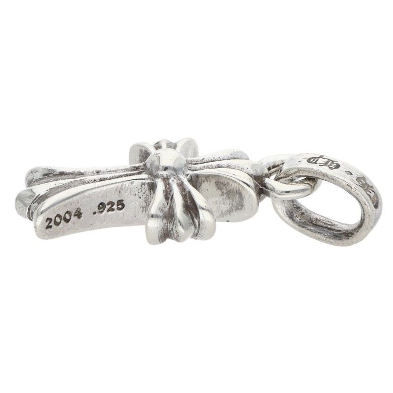 Chrome Hearts Crs Baby Fat Silver Necklace Top — view 4