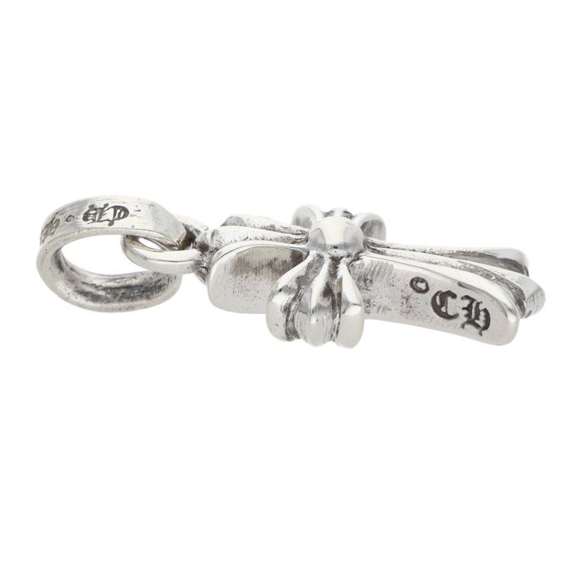Chrome Hearts Crs Baby Fat Silver Necklace Top — view 3
