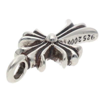 Chrome Hearts Tny Crsf P Dmnd Tiny Fat Cross Pave Diamond Pendant Silver — view 5