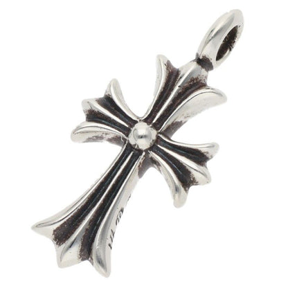 Chrome Hearts Tny Crsf P Dmnd Tiny Fat Cross Pave Diamond Pendant Silver — view 2
